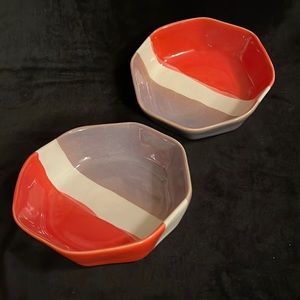Set of 2 Retro Style Bowls from Anthropologie.